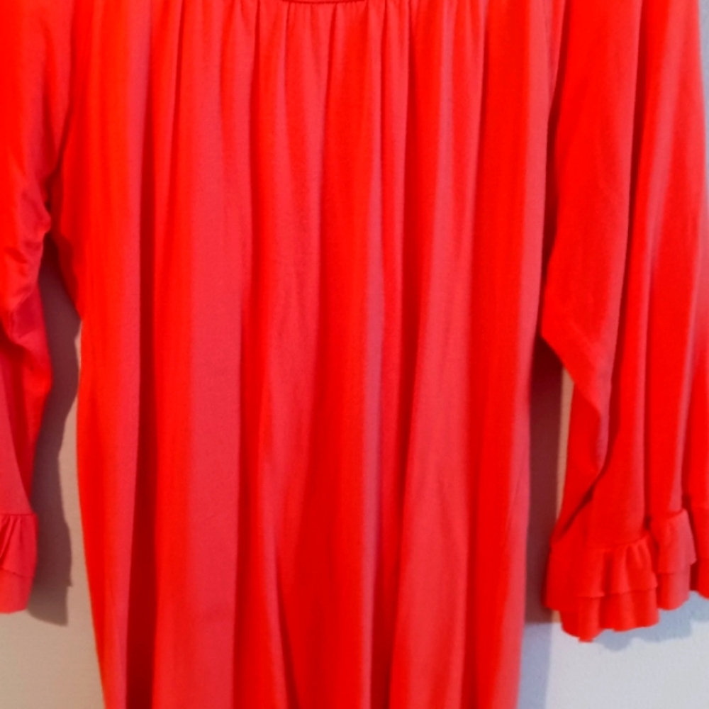 Orange blouse